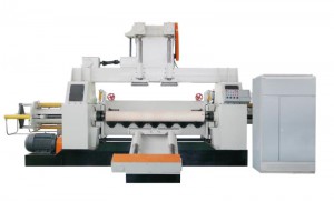 臥式液壓雙卡旋切機